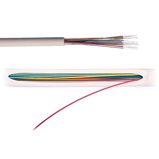 Haspel 500m glasvezelkabel single mode 48x9/125 OS2 - EasyXS